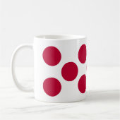 多数の日の丸 コーヒーマグカップ (左)