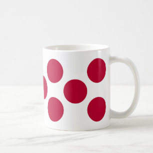 多数の日の丸 コーヒーマグカップ