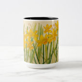 多数の水仙 ツートーンマグカップ (中央)
