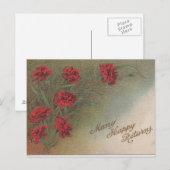 多数のHappy Returns、ヴィンテージはがき ポストカード (正面/裏面)