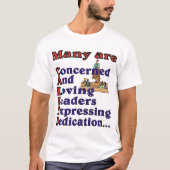 多数は呼ばれます-少数は選ばれます Tシャツ (正面)