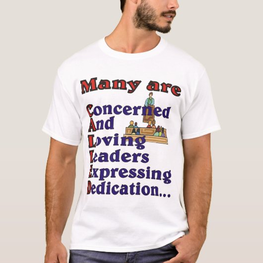 多数は呼ばれます-少数は選ばれます Tシャツ (正面)