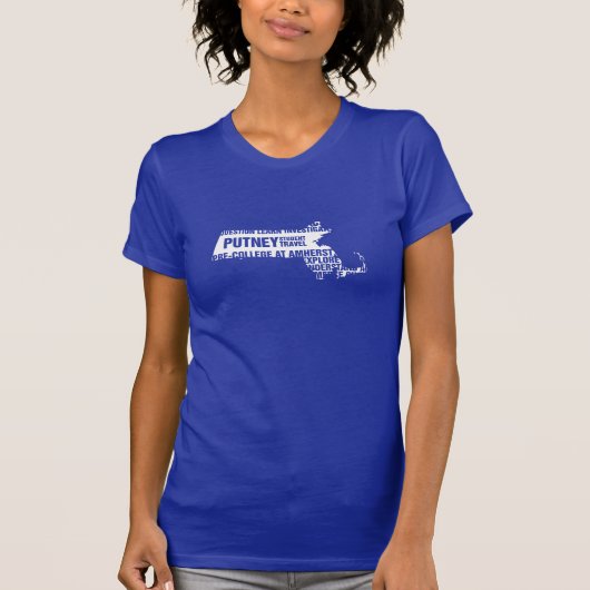 多数色の前大学アムハーストのTシャツ Tシャツ (正面)