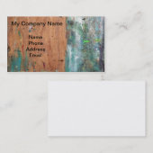 多数色の芸術ペインターのイーゼル 名刺 (正面/裏面)