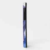 多数項目の紫色象の水彩画の芸術! Case-Mate iPhoneケース (裏面/左)