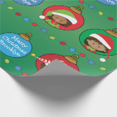 多文パーソナライズされた化少女小妖精や小人 ラッピングペーパー (角)