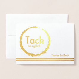 多文化スウェーデン語 箔カード