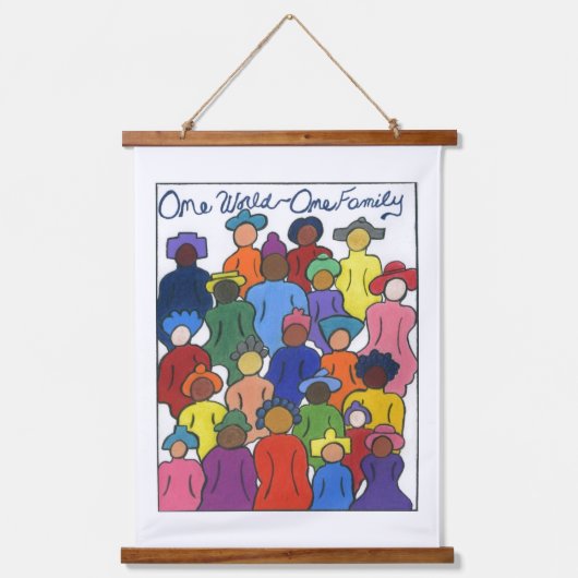 多文化タペストリー 吊り下げ型タペストリー (正面)