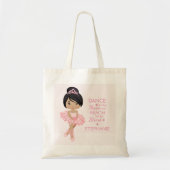多文化バレリパーソナライズされたナ トートバッグ (正面)