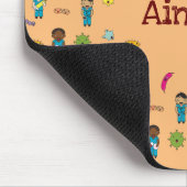 多文化パーソナライズされた性生殖戦闘機 マウスパッド (コーナー)