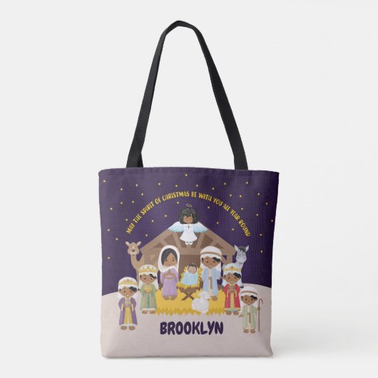 多文化出生シーントートバッグ子供へ トートバッグ (裏面)