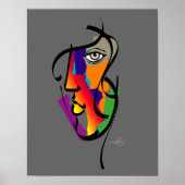 多文化性の女性オングレー ポスター (正面)