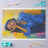 多文化性美しいシリーズのデコペ#3 薄葉紙 (クラフト)