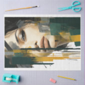 多文化性美しいシリーズのデコペ#4 薄葉紙 (クラフト)