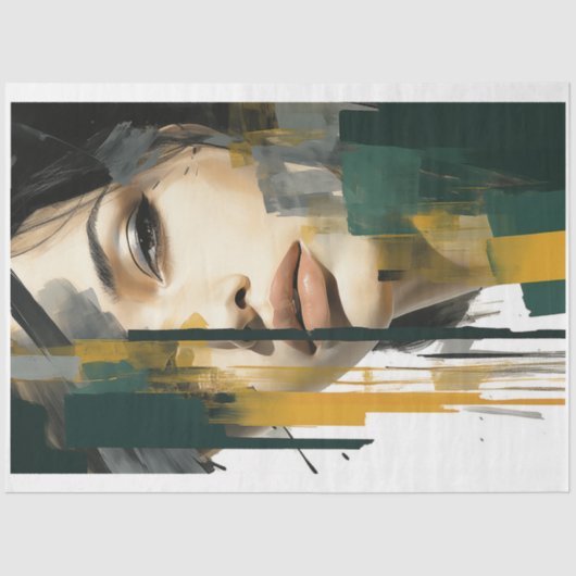 多文化性美しいシリーズのデコペ#4 薄葉紙 (正面)