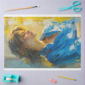 多文化性美しいシリーズのデコペ#5 薄葉紙 (クラフト)