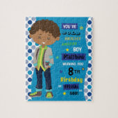 多文化誕生日少年 ジグソーパズル (縦)