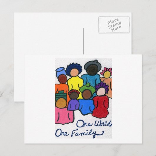 多文化贈与 ポストカード (正面/裏面)