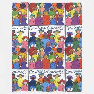多文化、異人種間、多様性ブランケット フリースブランケット