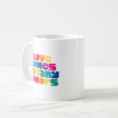 多来色の愛。コーヒーマグ コーヒーマグカップ (正面左)
