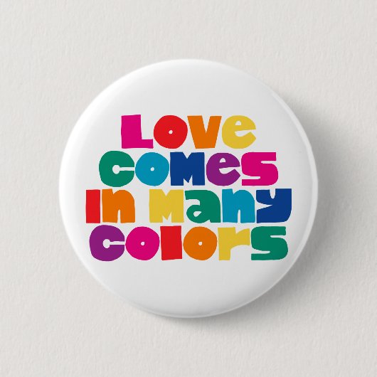 多来色の愛。ボタン 缶バッジ (正面)