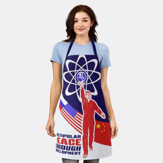 多極核エプロン エプロン (着用した状態)