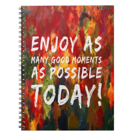 多楽しむくの良い瞬間 ノートブック (正面)