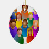 多様なコミュニティ セラミックオーナメント (右)