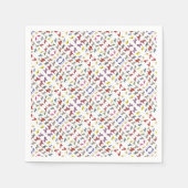 多様なダラ スタンダードカクテルナプキン (正面)