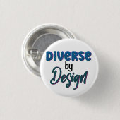 多様なデザイン |神経多様性を受け入れる 缶バッジ (正面&裏面)