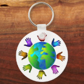 多様な世界 キーホルダー (正面)