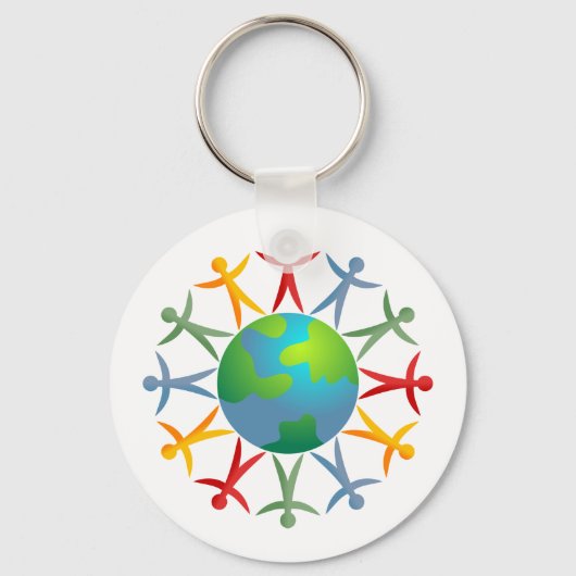 多様な世界 キーホルダー (正面)