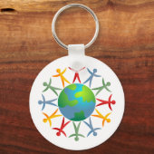 多様な世界 キーホルダー (正面)