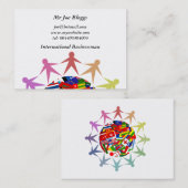 多様な世界、 名刺 (正面/裏面)