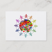 多様な世界、 名刺 (裏面)