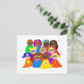多様な子供 ポストカード (スタンド正面)