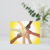 多様な手 ポストカード (スタンド正面)