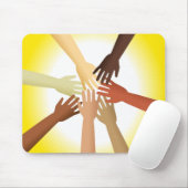 多様な手 マウスパッド (マウス)