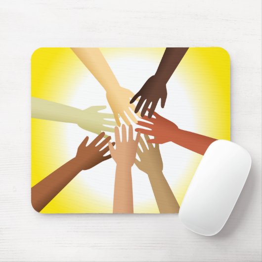 多様な手 マウスパッド (マウス)