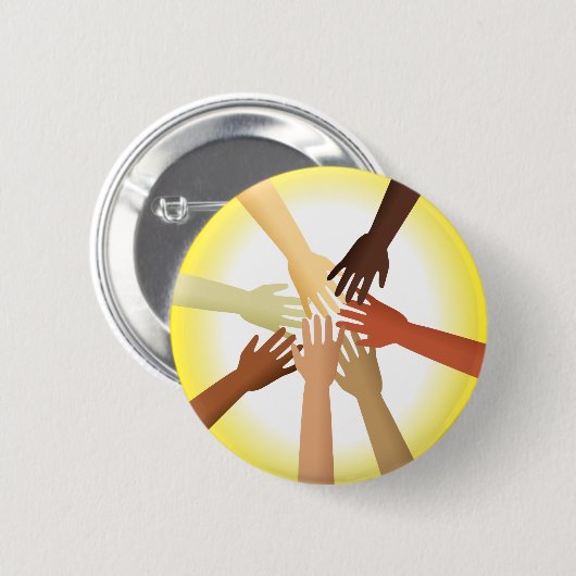 多様な手 缶バッジ (正面&裏面)