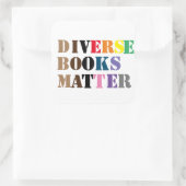 多様な本が問題のシール スクエアシール (バッグ)