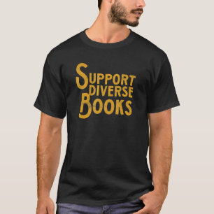 多様な本をサポートする本 Tシャツ