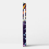 多様な植物パターン：シームレスな水カラーデザイン Case-Mate iPhoneケース (裏面 / 左)