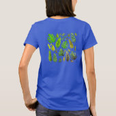 多様な熱帯葉 Tシャツ (裏面)