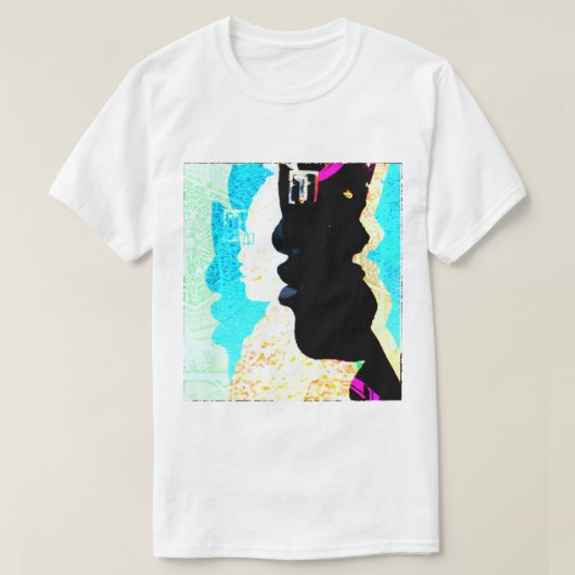 多様な顔 Tシャツ (デザイン正面)