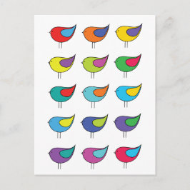 多様な鳥はがき ポストカード