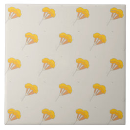 多様ストライプのな花デザイン陶磁器タイル タイル