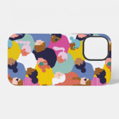 多様性ある女性 - 様々な人種の女性 iPhoneケース (裏面横)