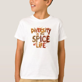 多様性こそ人生のスパイス - 安全な居場所 Tシャツ