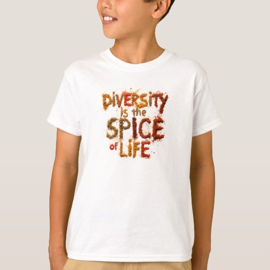 多様性こそ人生のスパイス - 安全な居場所 Tシャツ (正面)